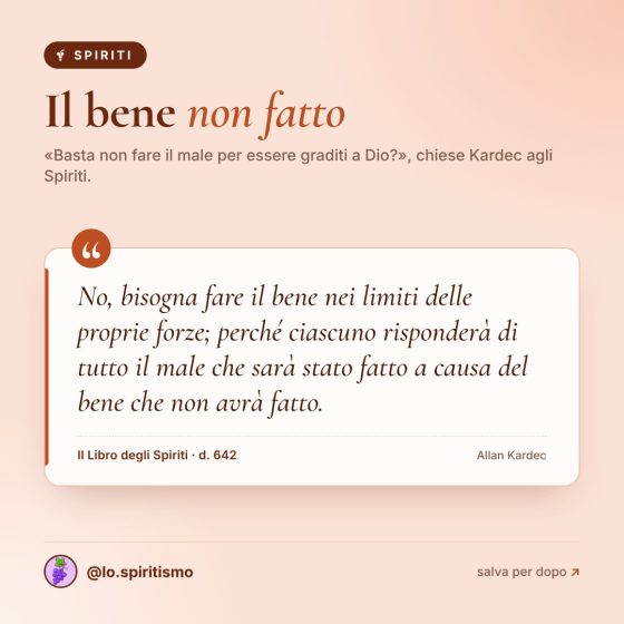 Il bene non fatto